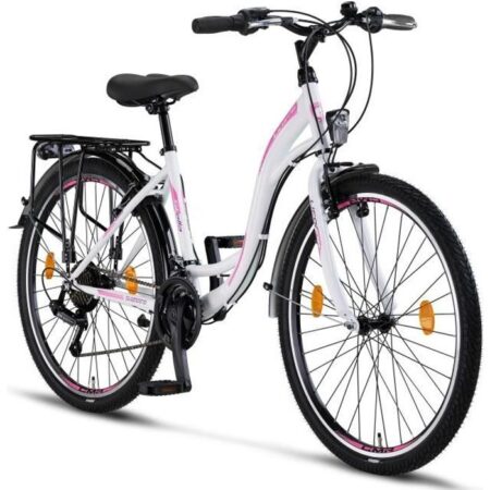 Vélo - Licorne - Stella Premium City Bike - 24 pouces - Garçon - Blanc
